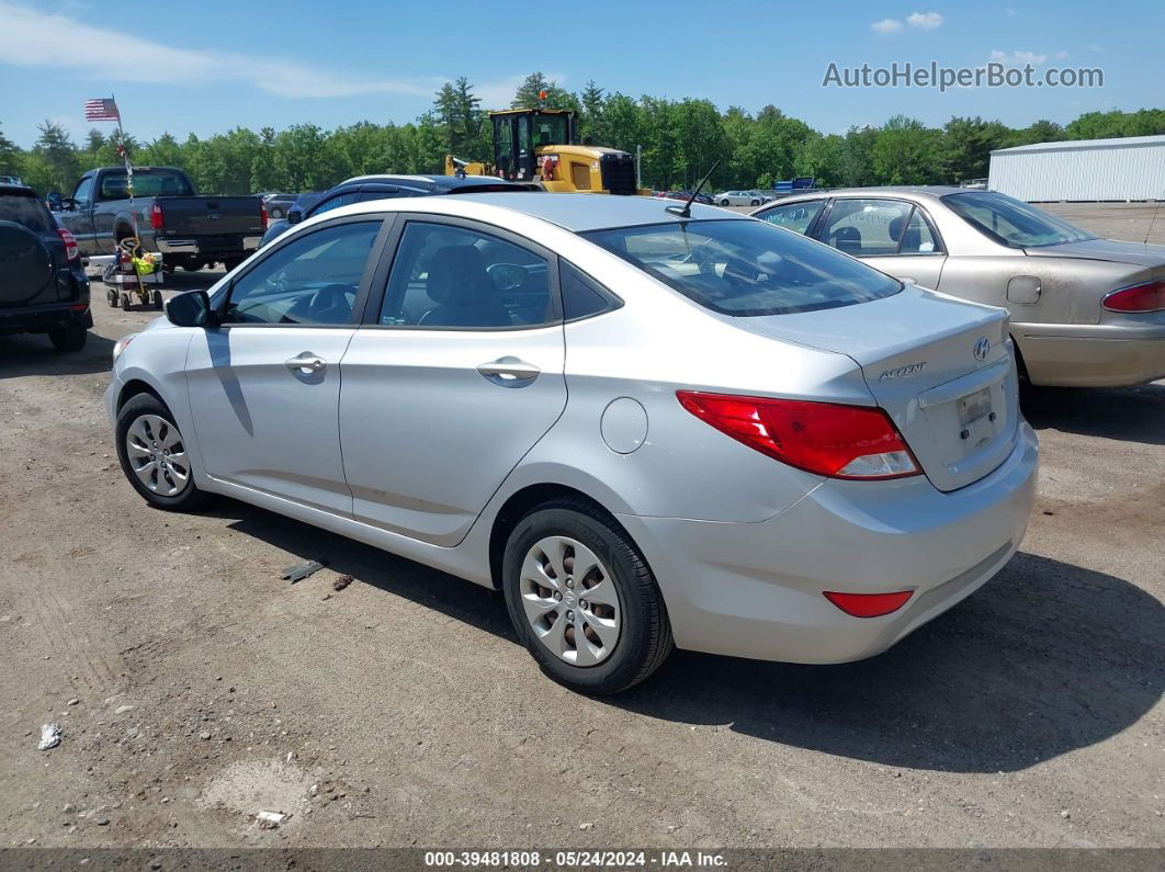 2016 Hyundai Accent Se Silver vin: KMHCT4AEXGU006117