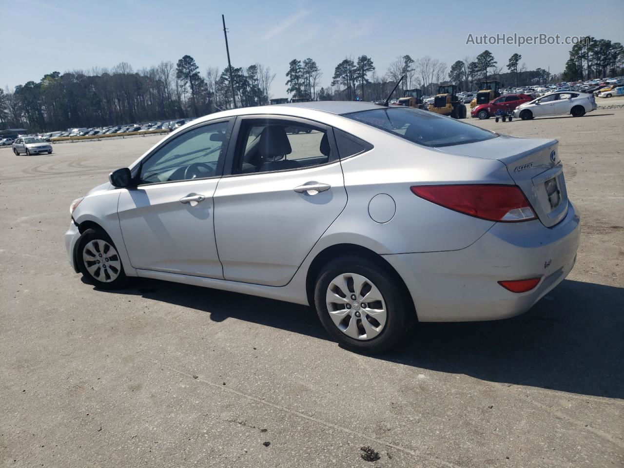 2016 Hyundai Accent Se Silver vin: KMHCT4AEXGU043264