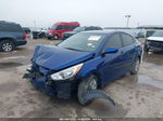 2016 Hyundai Accent Se Синий vin: KMHCT4AEXGU071954