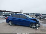 2016 Hyundai Accent Se Синий vin: KMHCT4AEXGU071954