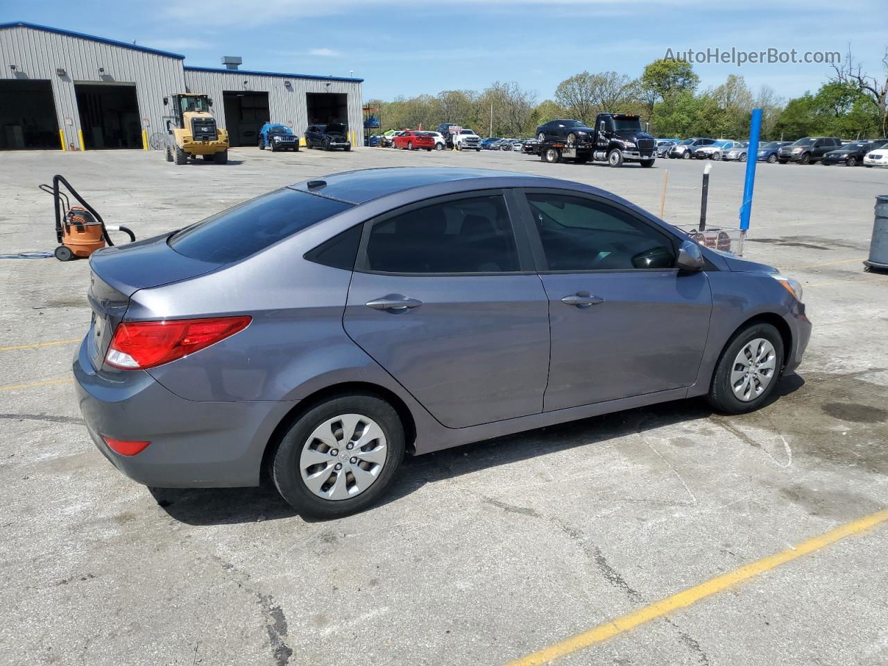 2016 Hyundai Accent Se Gray vin: KMHCT4AEXGU085580