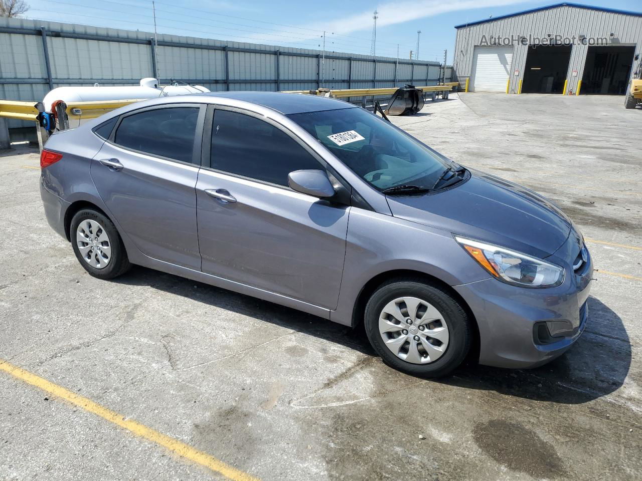 2016 Hyundai Accent Se Серый vin: KMHCT4AEXGU085580