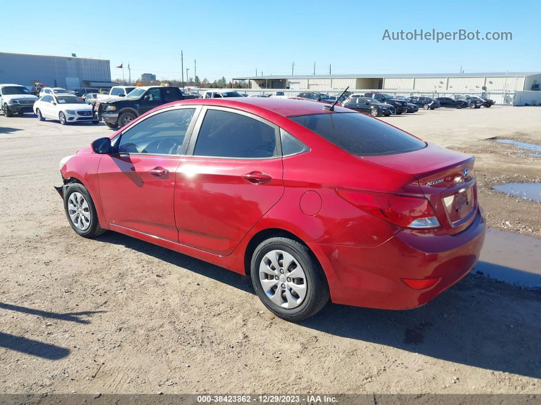 2016 Hyundai Accent Se Red vin: KMHCT4AEXGU095316