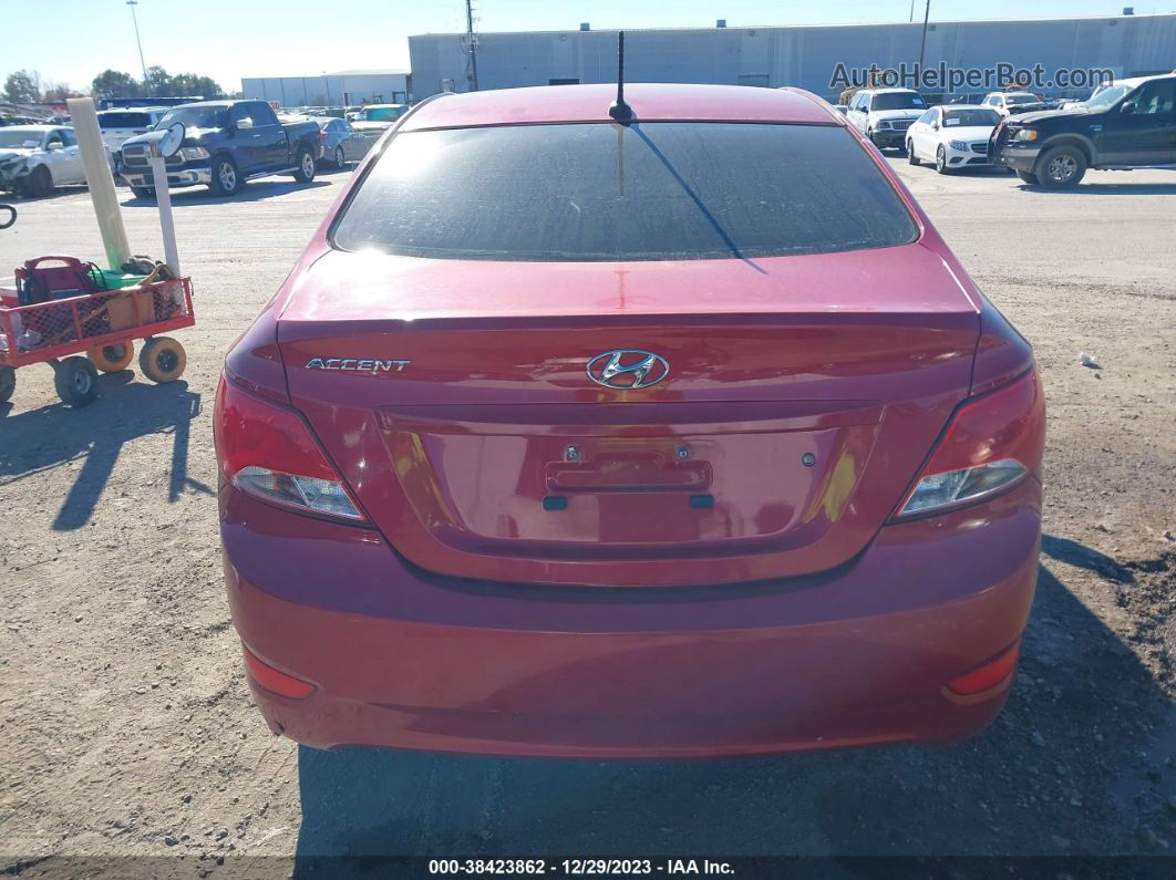 2016 Hyundai Accent Se Red vin: KMHCT4AEXGU095316