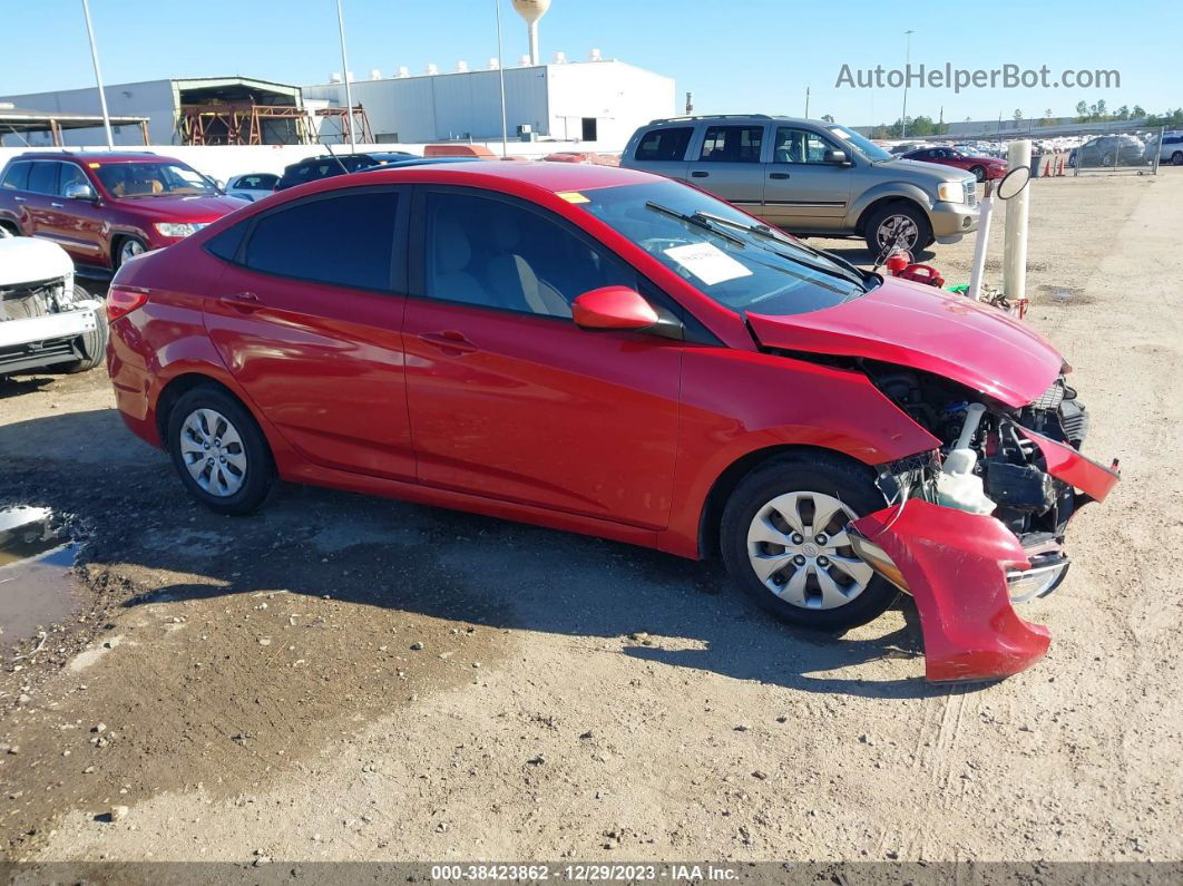 2016 Hyundai Accent Se Red vin: KMHCT4AEXGU095316