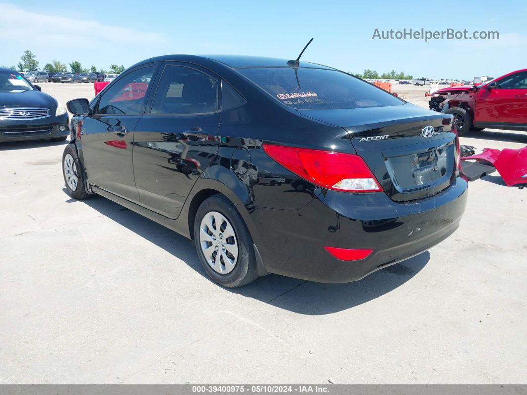 2016 Hyundai Accent Se Black vin: KMHCT4AEXGU111109