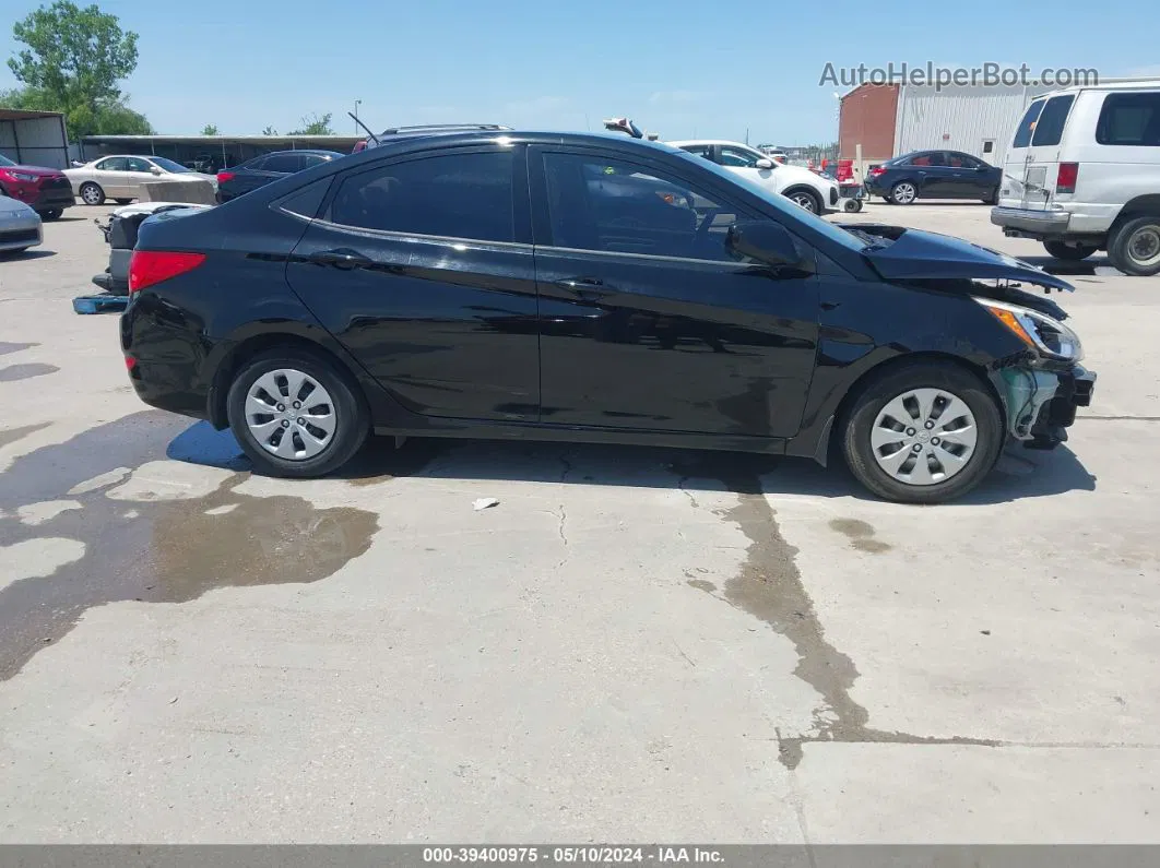 2016 Hyundai Accent Se Black vin: KMHCT4AEXGU111109