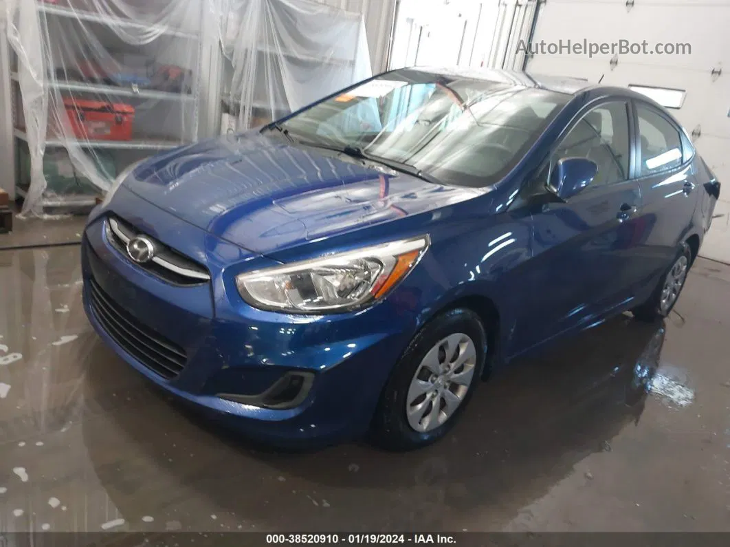 2016 Hyundai Accent Se Blue vin: KMHCT4AEXGU142893