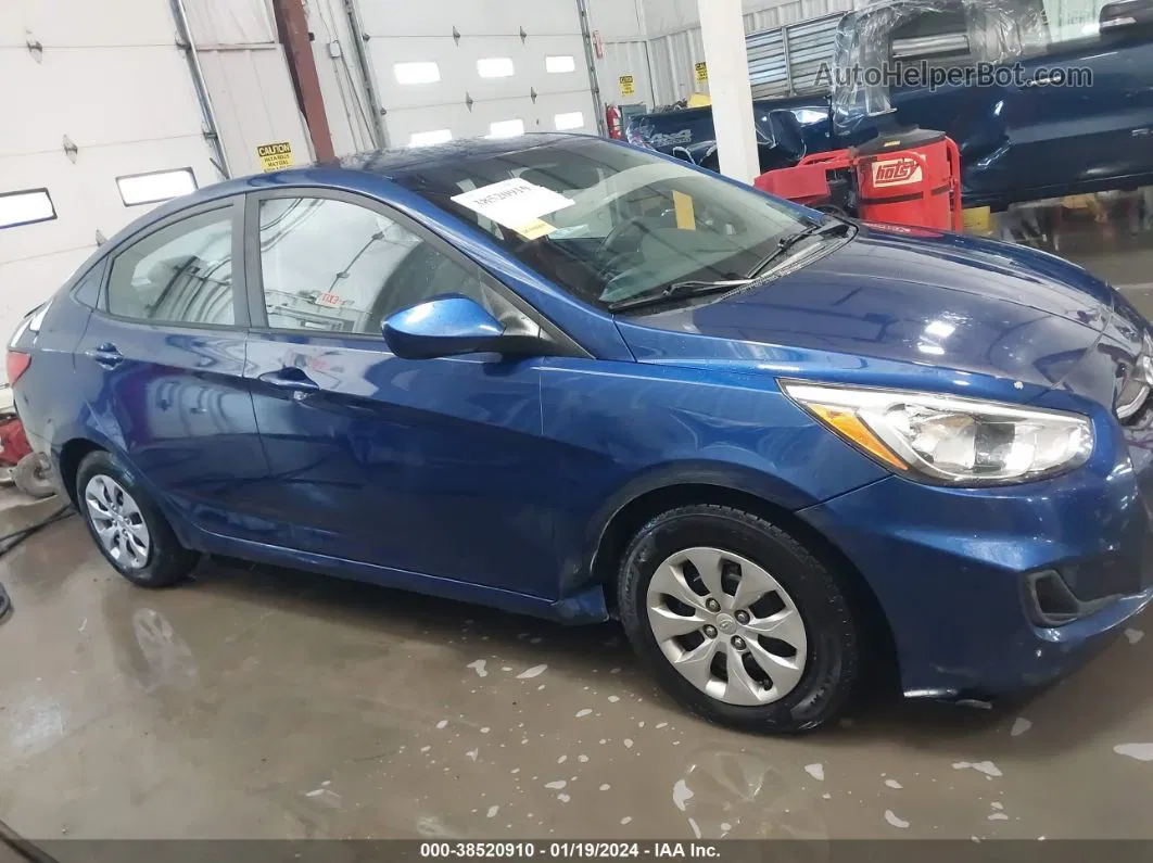 2016 Hyundai Accent Se Blue vin: KMHCT4AEXGU142893