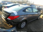 2016 Hyundai Accent Se Gray vin: KMHCT4AEXGU157281