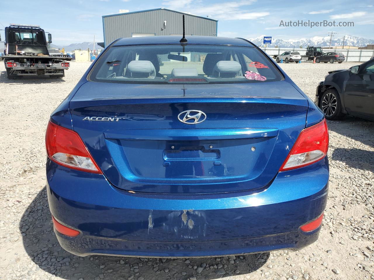 2016 Hyundai Accent Se Blue vin: KMHCT4AEXGU954663