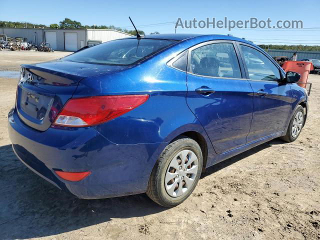 2016 Hyundai Accent Se Blue vin: KMHCT4AEXGU963427