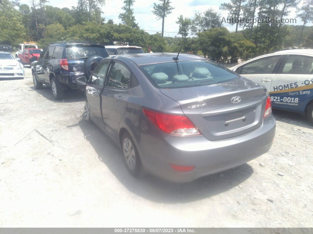 2016 Hyundai Accent Se Gray vin: KMHCT4AEXGU990868