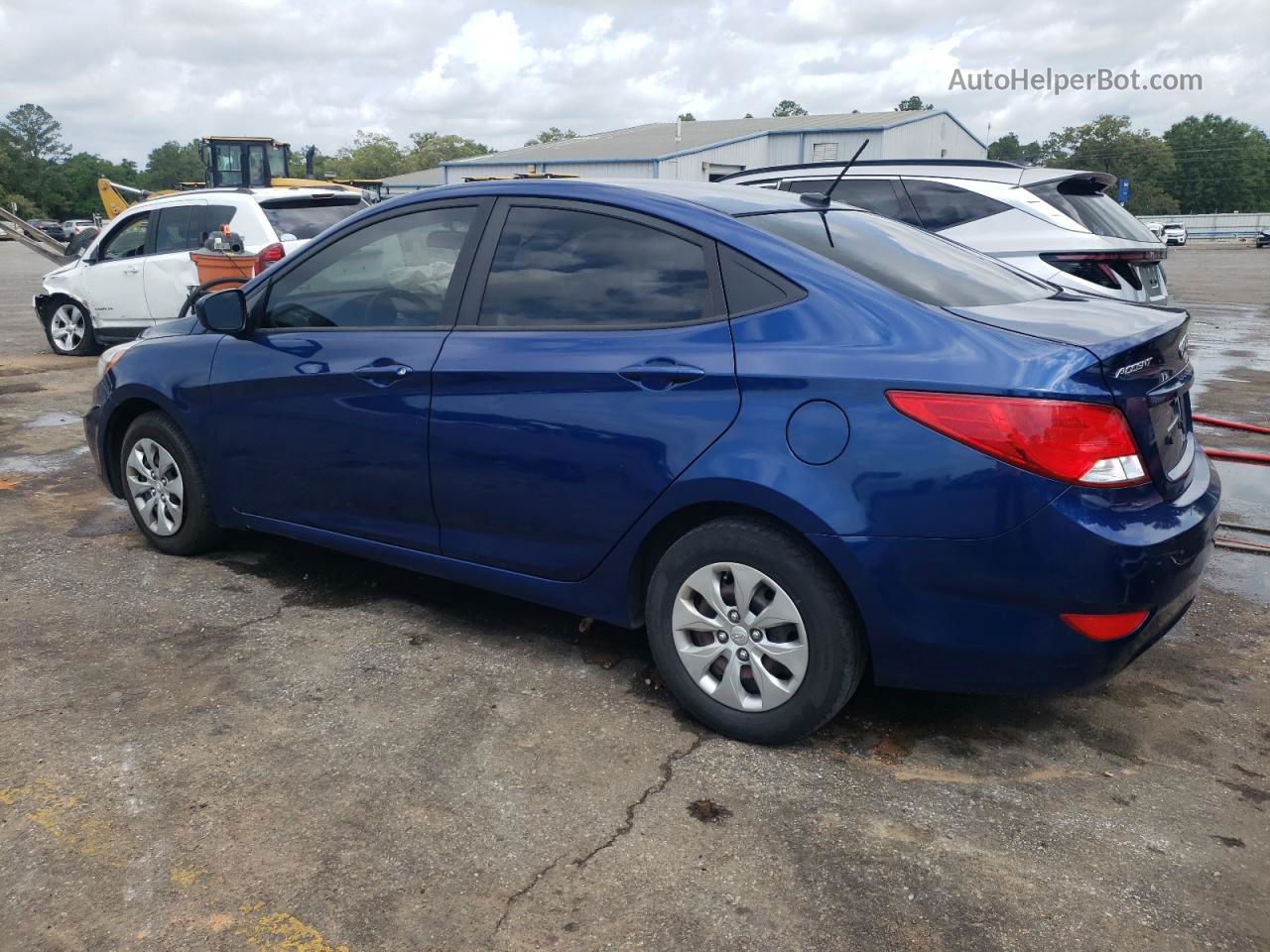 2017 Hyundai Accent Se Синий vin: KMHCT4AEXHU214130