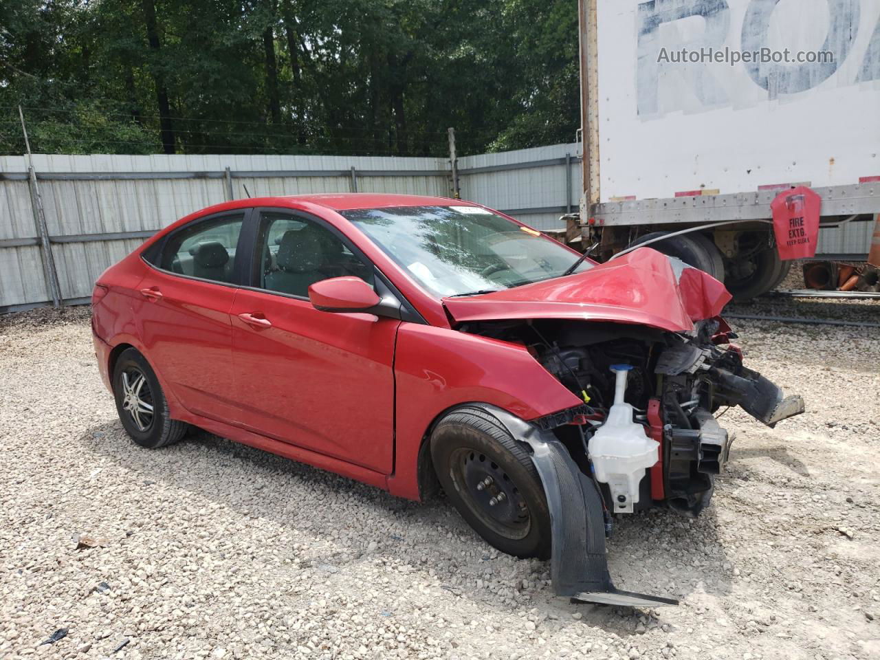 2017 Hyundai Accent Se Red vin: KMHCT4AEXHU230652