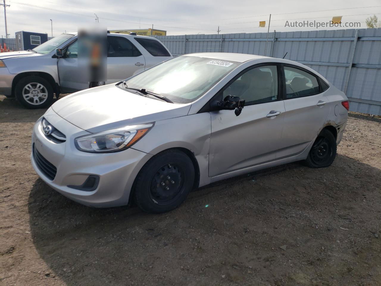 2017 Hyundai Accent Se Silver vin: KMHCT4AEXHU286462