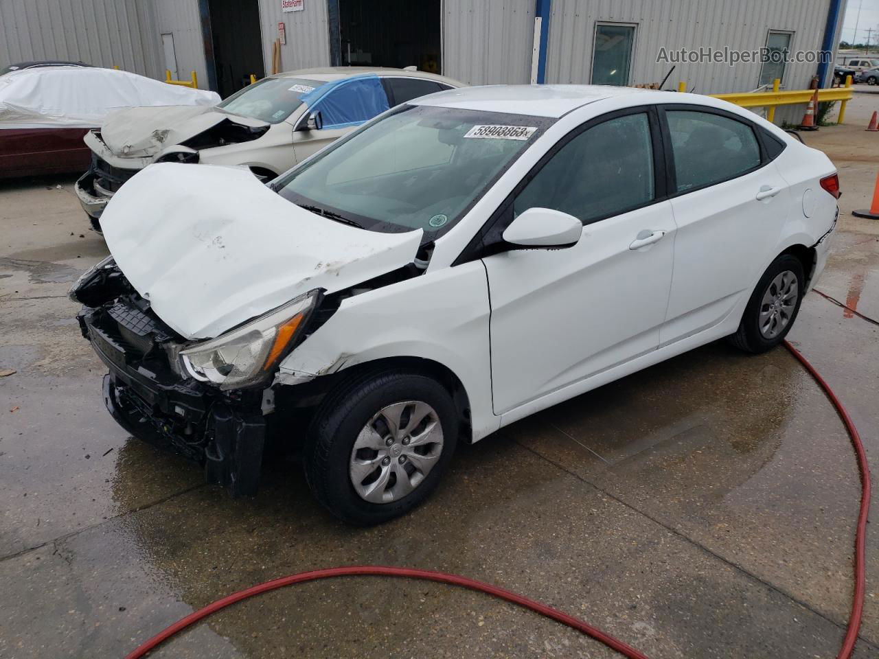 2017 Hyundai Accent Se White vin: KMHCT4AEXHU316575