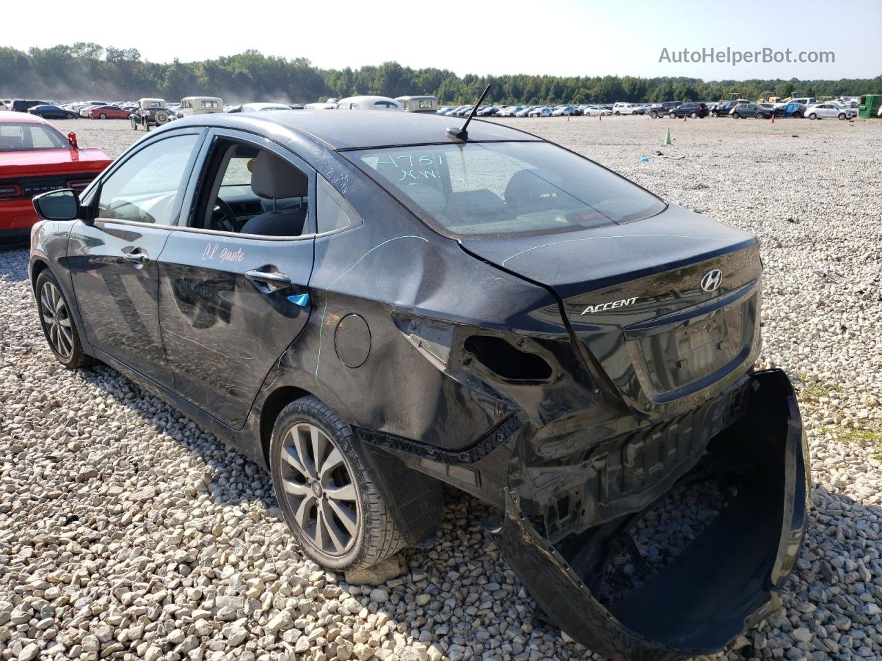 2017 Hyundai Accent Se Black vin: KMHCT4AEXHU354565