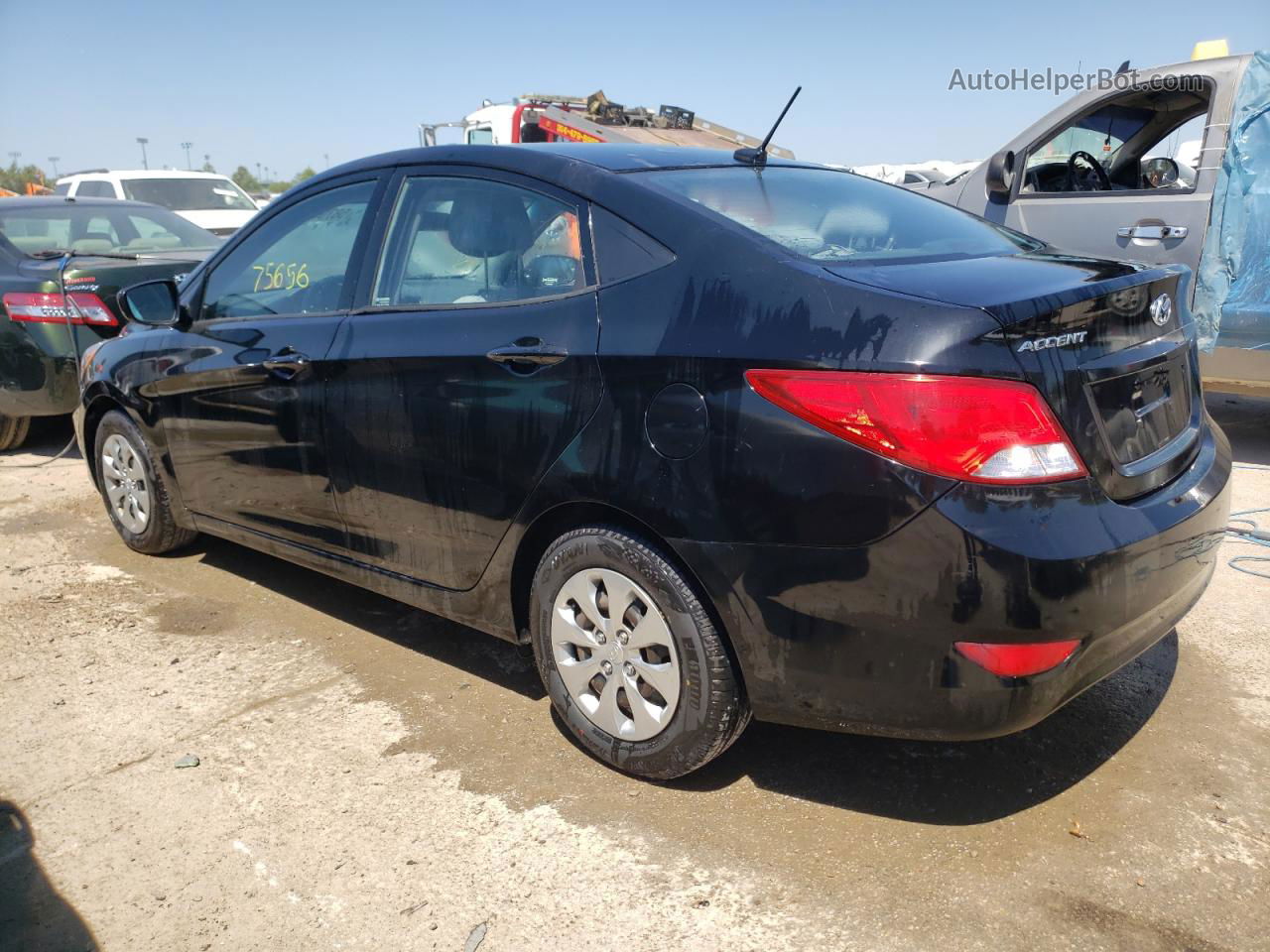 2017 Hyundai Accent Se Black vin: KMHCT4AEXHU358907