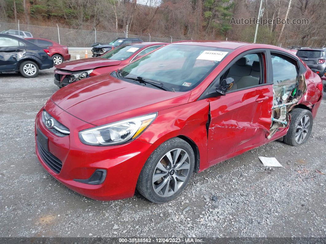 2017 Hyundai Accent Value Edition Red vin: KMHCT4AEXHU374007