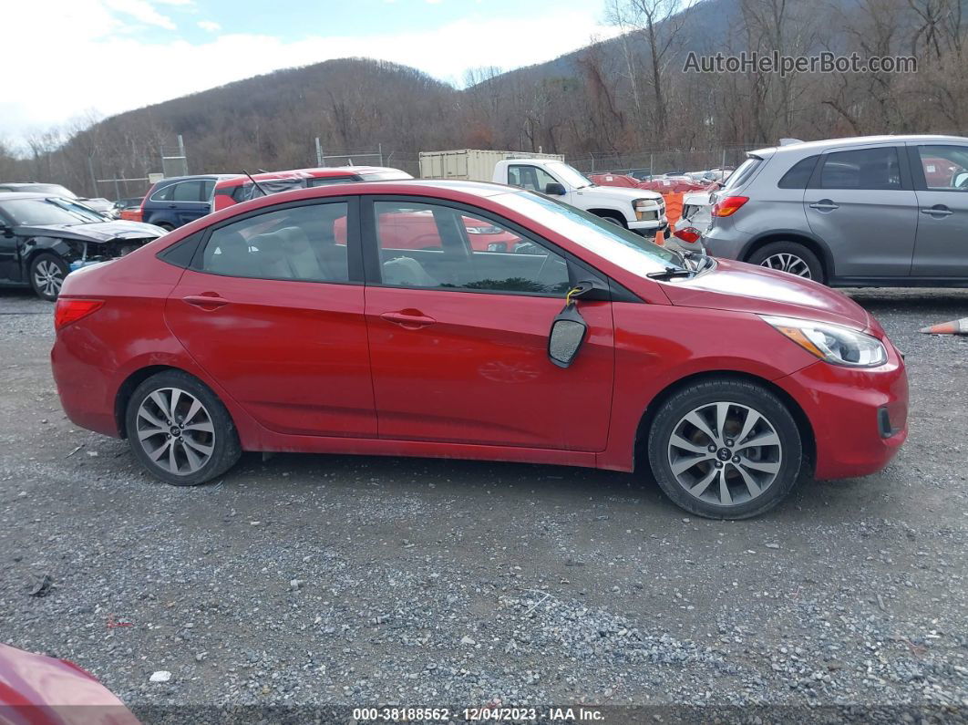 2017 Hyundai Accent Value Edition Red vin: KMHCT4AEXHU374007