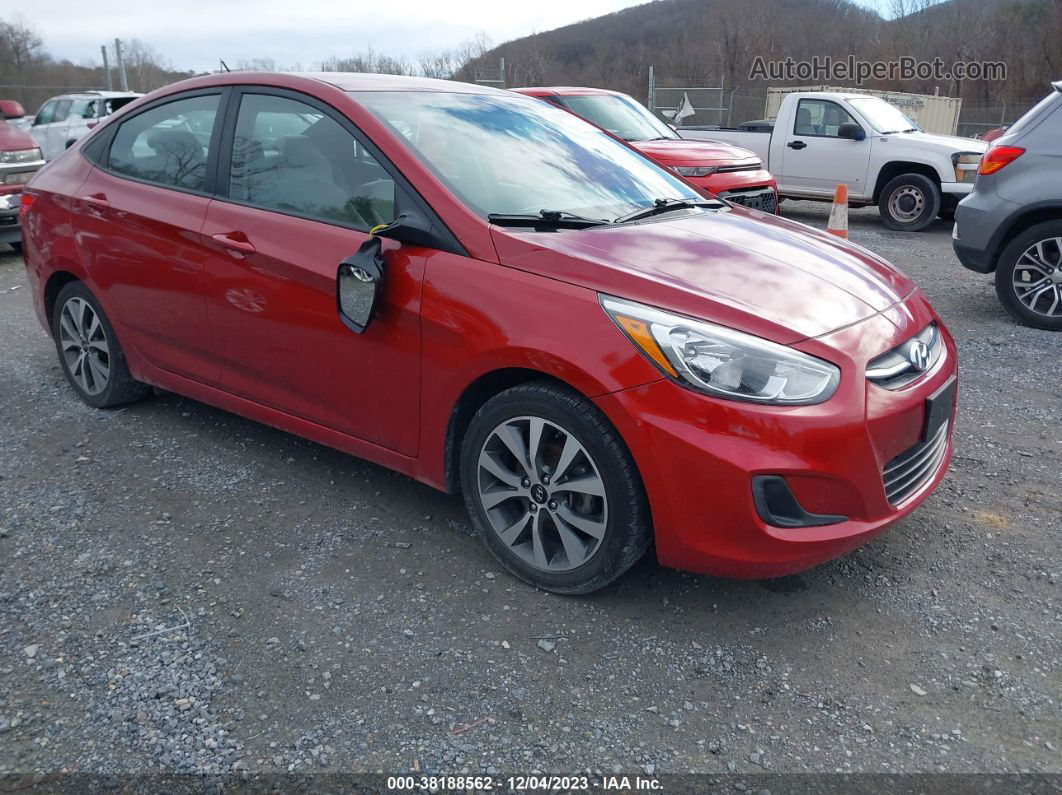 2017 Hyundai Accent Value Edition Red vin: KMHCT4AEXHU374007