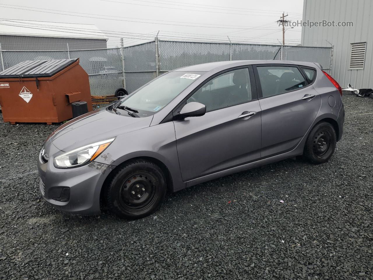 2015 Hyundai Accent Gs Gray vin: KMHCT5AE0FU198975