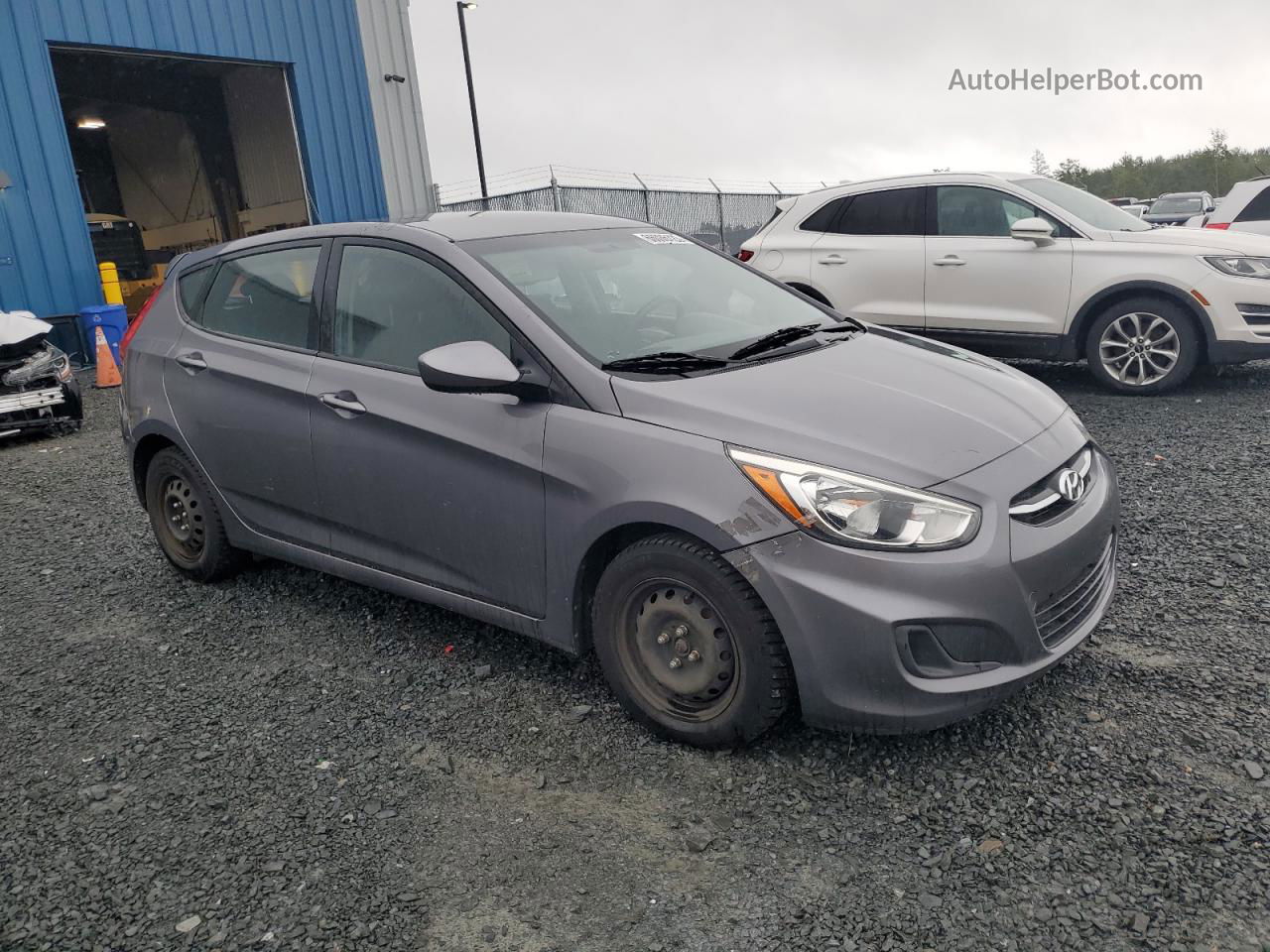 2015 Hyundai Accent Gs Gray vin: KMHCT5AE0FU198975