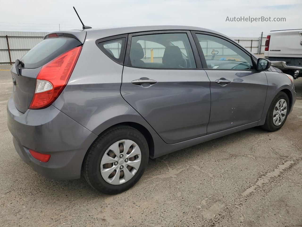 2015 Hyundai Accent Gs Gray vin: KMHCT5AE0FU206816