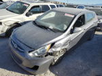 2015 Hyundai Accent Gs Gray vin: KMHCT5AE0FU219579