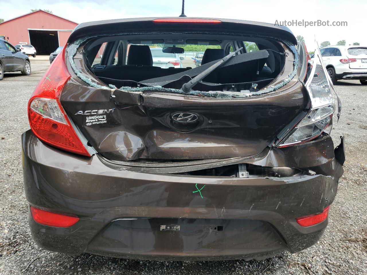 2015 Hyundai Accent Gs Коричневый vin: KMHCT5AE0FU223762