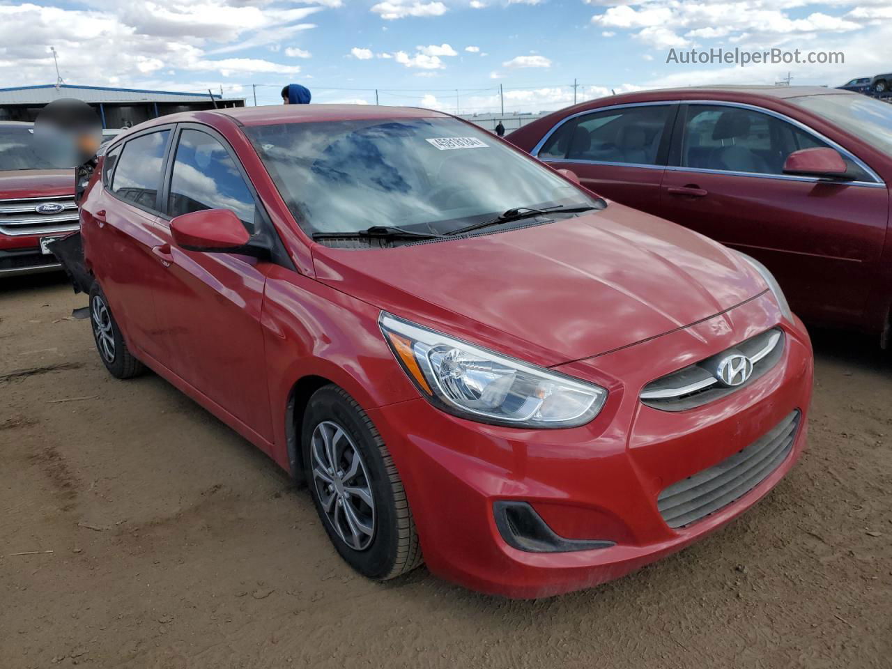 2015 Hyundai Accent Gs Red vin: KMHCT5AE0FU225656