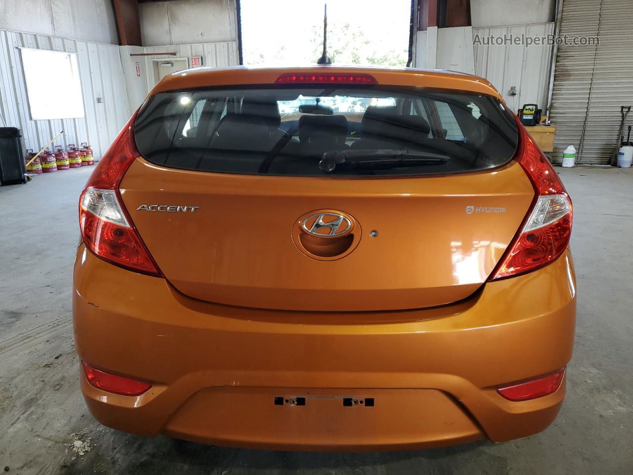 2015 Hyundai Accent Gs Orange vin: KMHCT5AE0FU225690