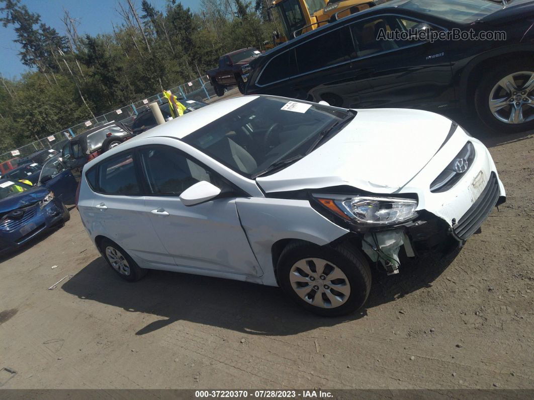 2016 Hyundai Accent Se White vin: KMHCT5AE0GU241065