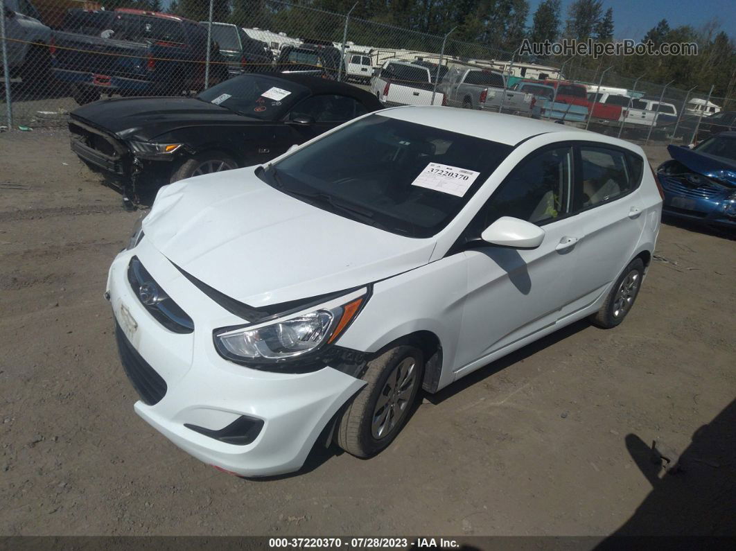 2016 Hyundai Accent Se White vin: KMHCT5AE0GU241065