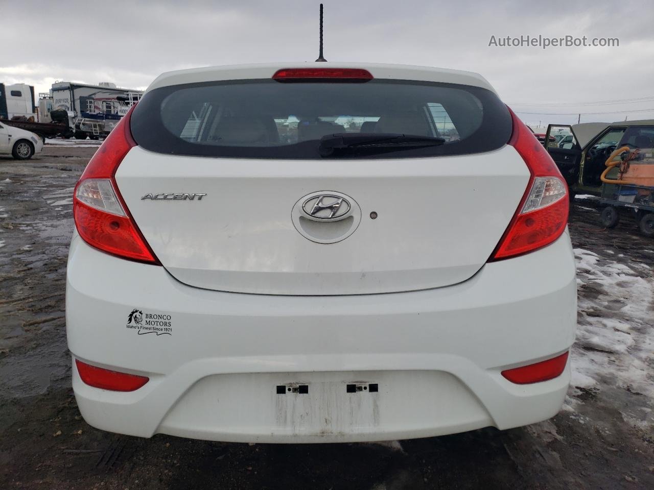 2016 Hyundai Accent Se Белый vin: KMHCT5AE0GU245889