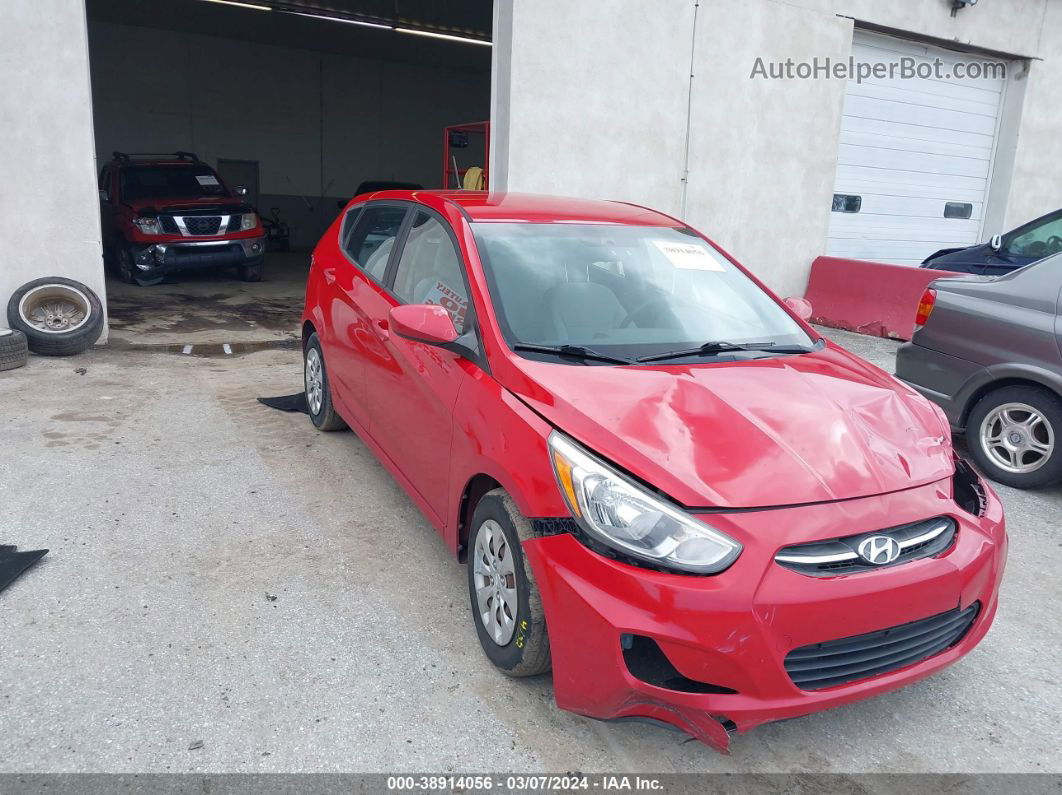 2016 Hyundai Accent Se Красный vin: KMHCT5AE0GU248677