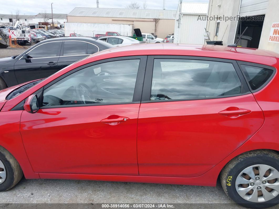 2016 Hyundai Accent Se Red vin: KMHCT5AE0GU248677