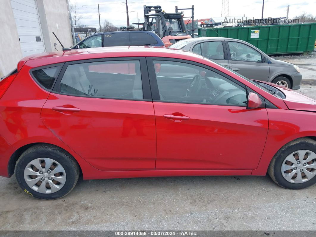 2016 Hyundai Accent Se Red vin: KMHCT5AE0GU248677