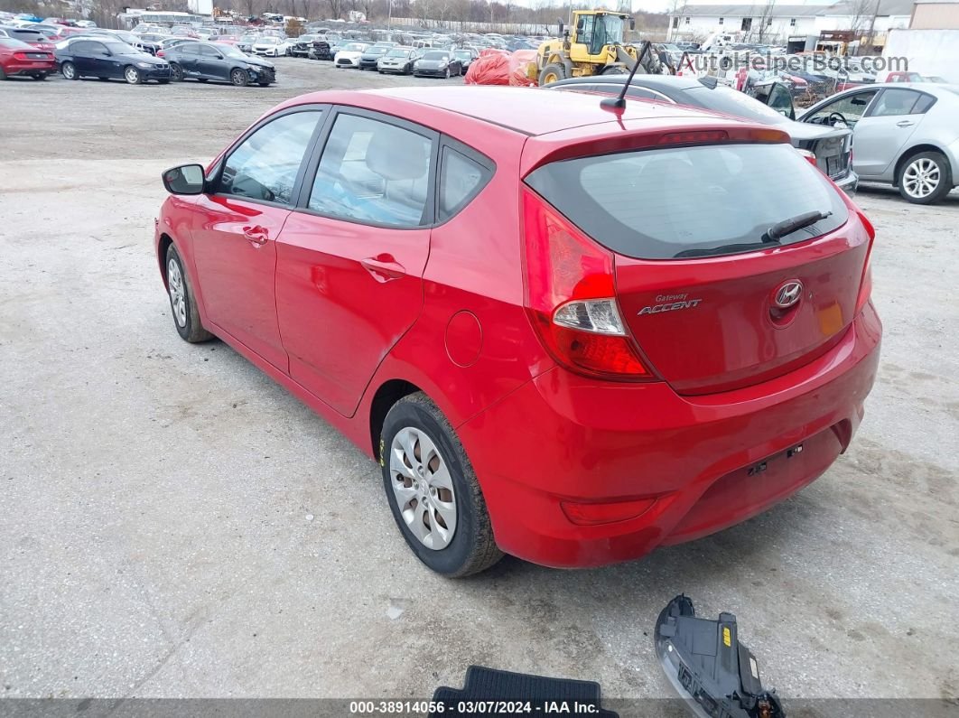 2016 Hyundai Accent Se Красный vin: KMHCT5AE0GU248677