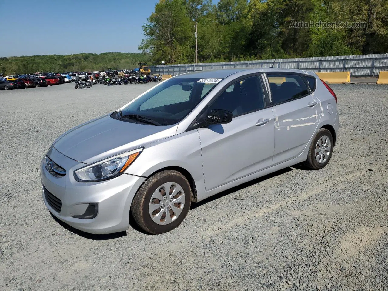 2016 Hyundai Accent Se Silver vin: KMHCT5AE0GU275085