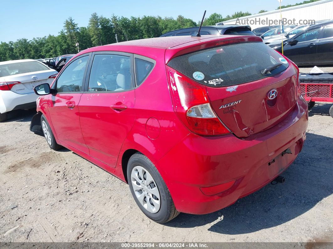 2016 Hyundai Accent Se Red vin: KMHCT5AE0GU280433