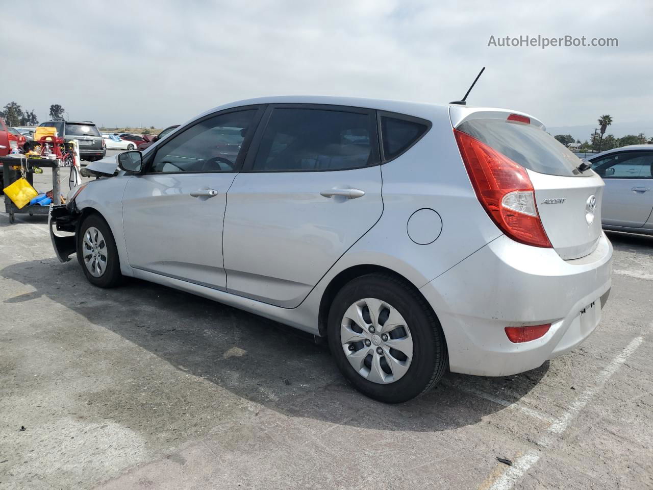 2016 Hyundai Accent Se Серебряный vin: KMHCT5AE0GU282988