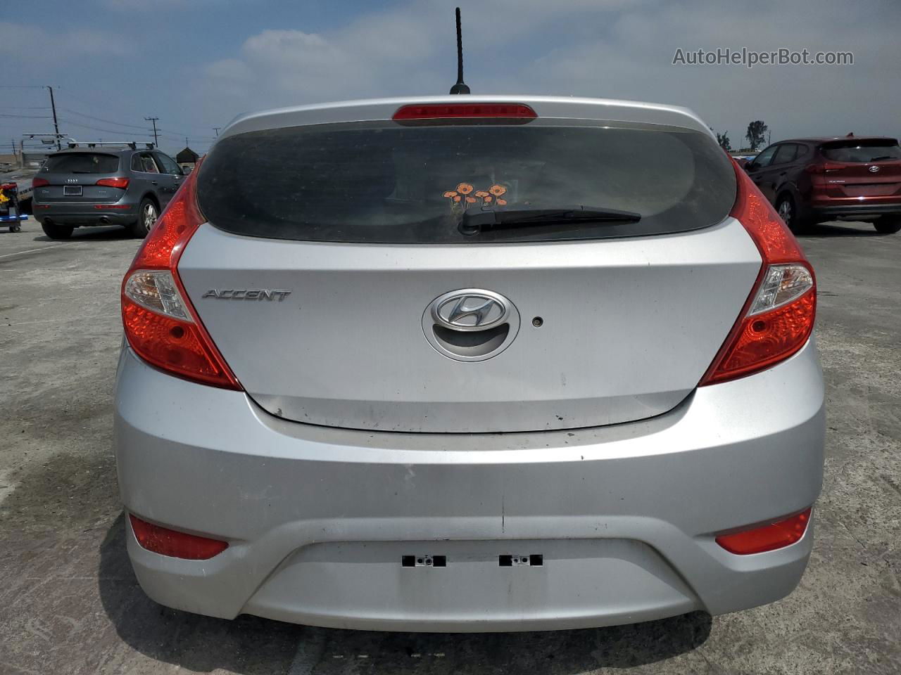 2016 Hyundai Accent Se Silver vin: KMHCT5AE0GU282988