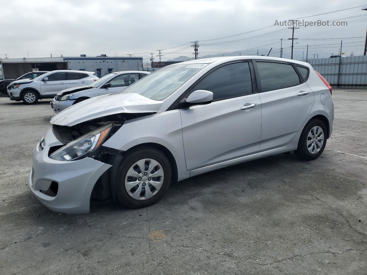 2016 Hyundai Accent Se Серебряный vin: KMHCT5AE0GU282988