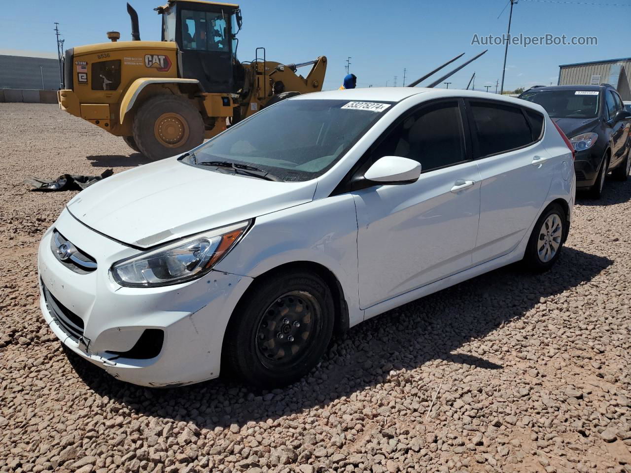 2016 Hyundai Accent Se White vin: KMHCT5AE0GU284997