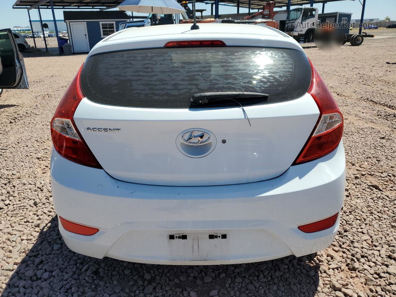 2016 Hyundai Accent Se White vin: KMHCT5AE0GU284997