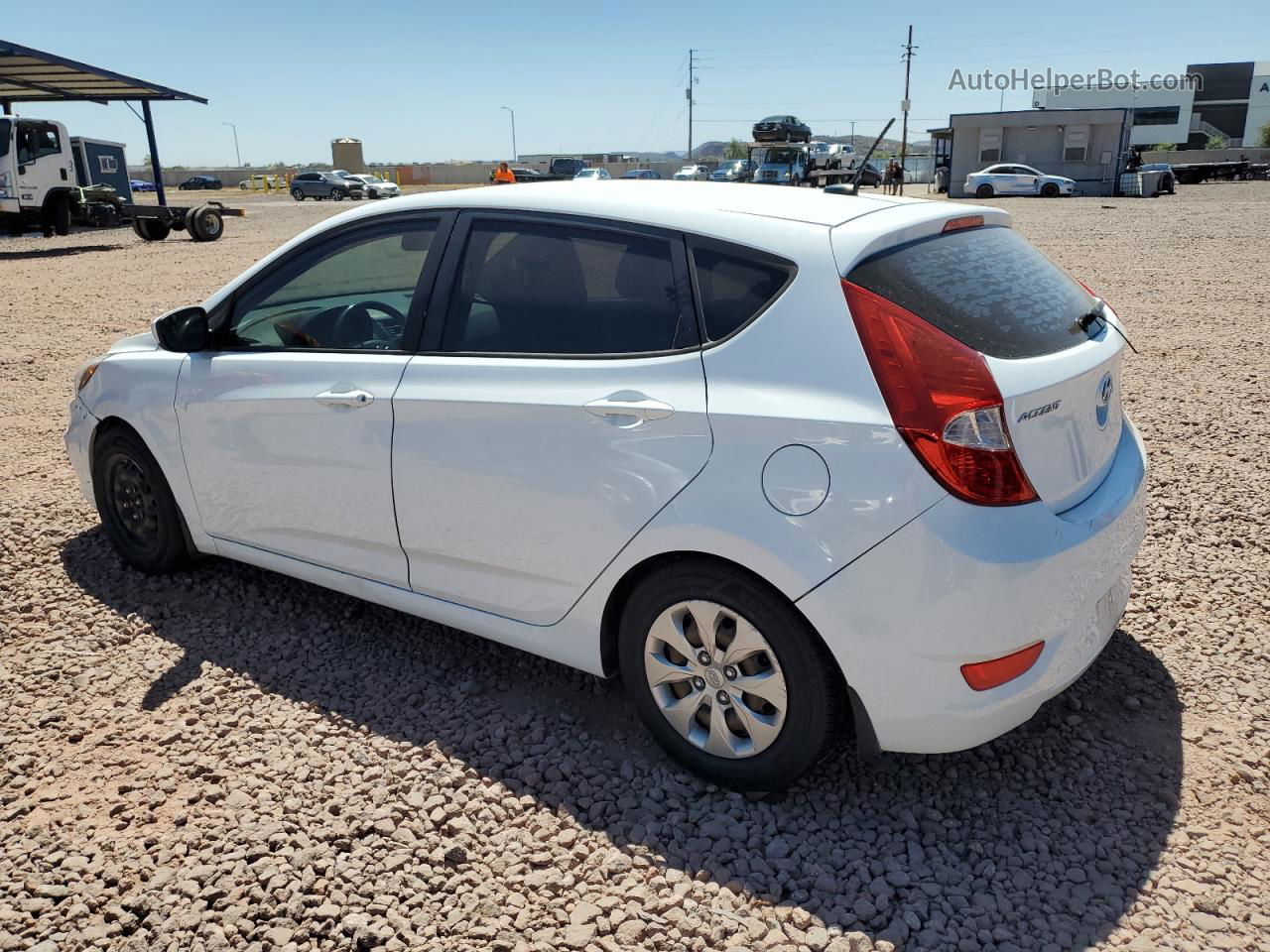 2016 Hyundai Accent Se White vin: KMHCT5AE0GU284997