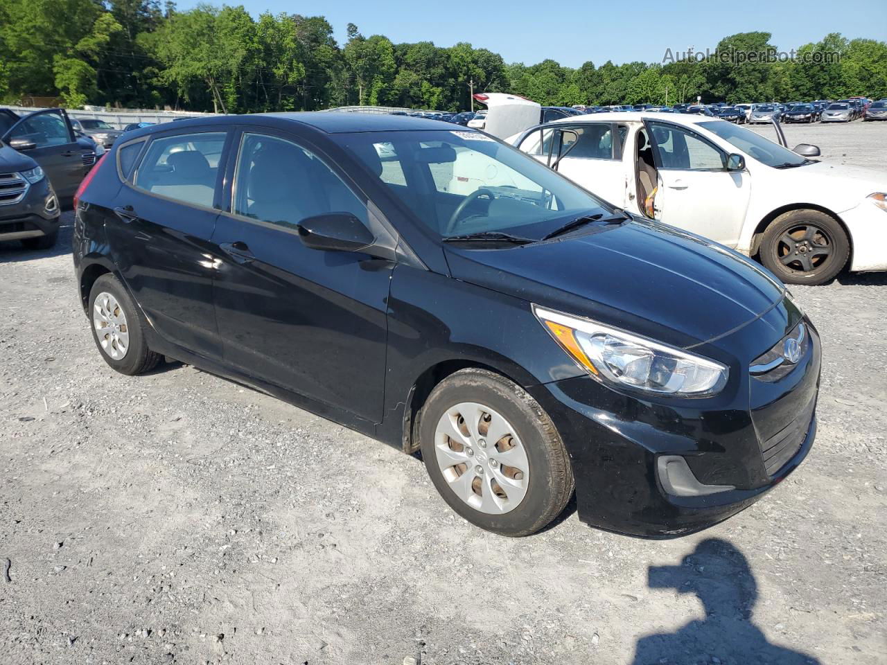 2017 Hyundai Accent Se Black vin: KMHCT5AE0HU336176