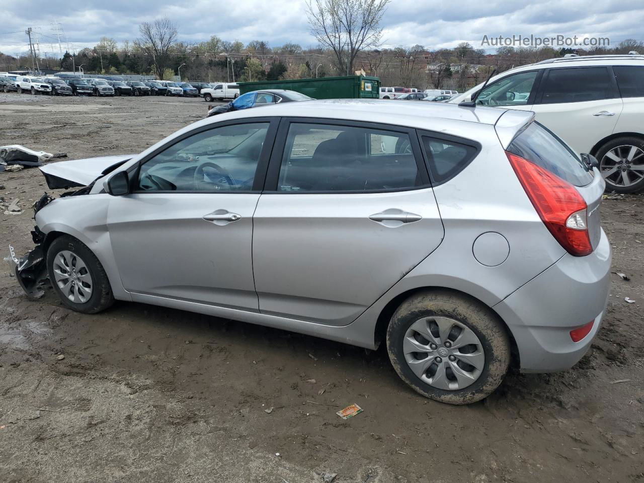 2017 Hyundai Accent Se Silver vin: KMHCT5AE0HU349347